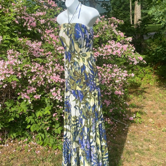 New York & Company Woman’s Sz. XS Summer Floral Summer Maxi Dress - Picture 6 of 9
